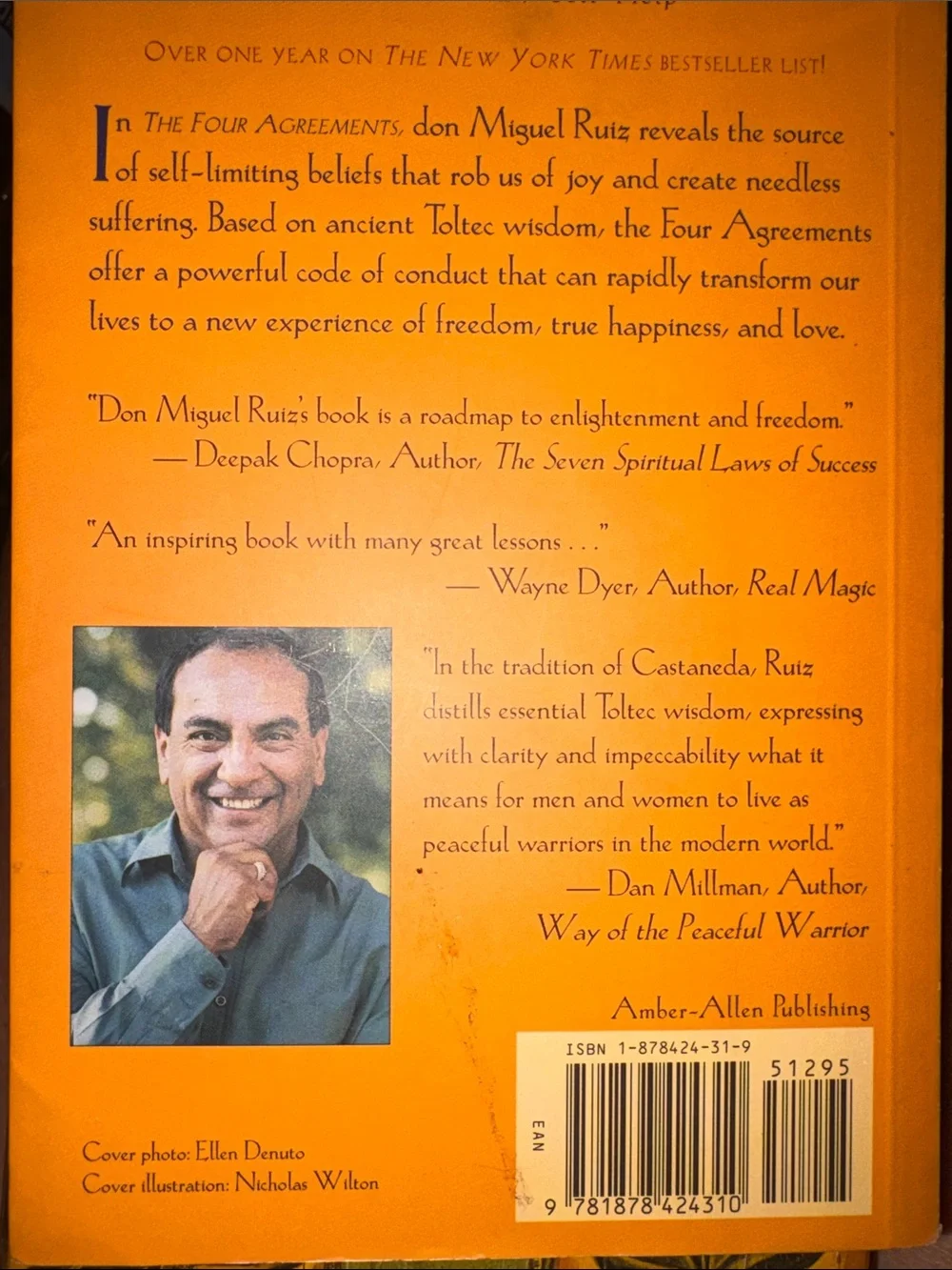The Four Agreements Book - Don Miguel Ruiz - HARD BOUND/SOFT COVER  2 BOOKS 10